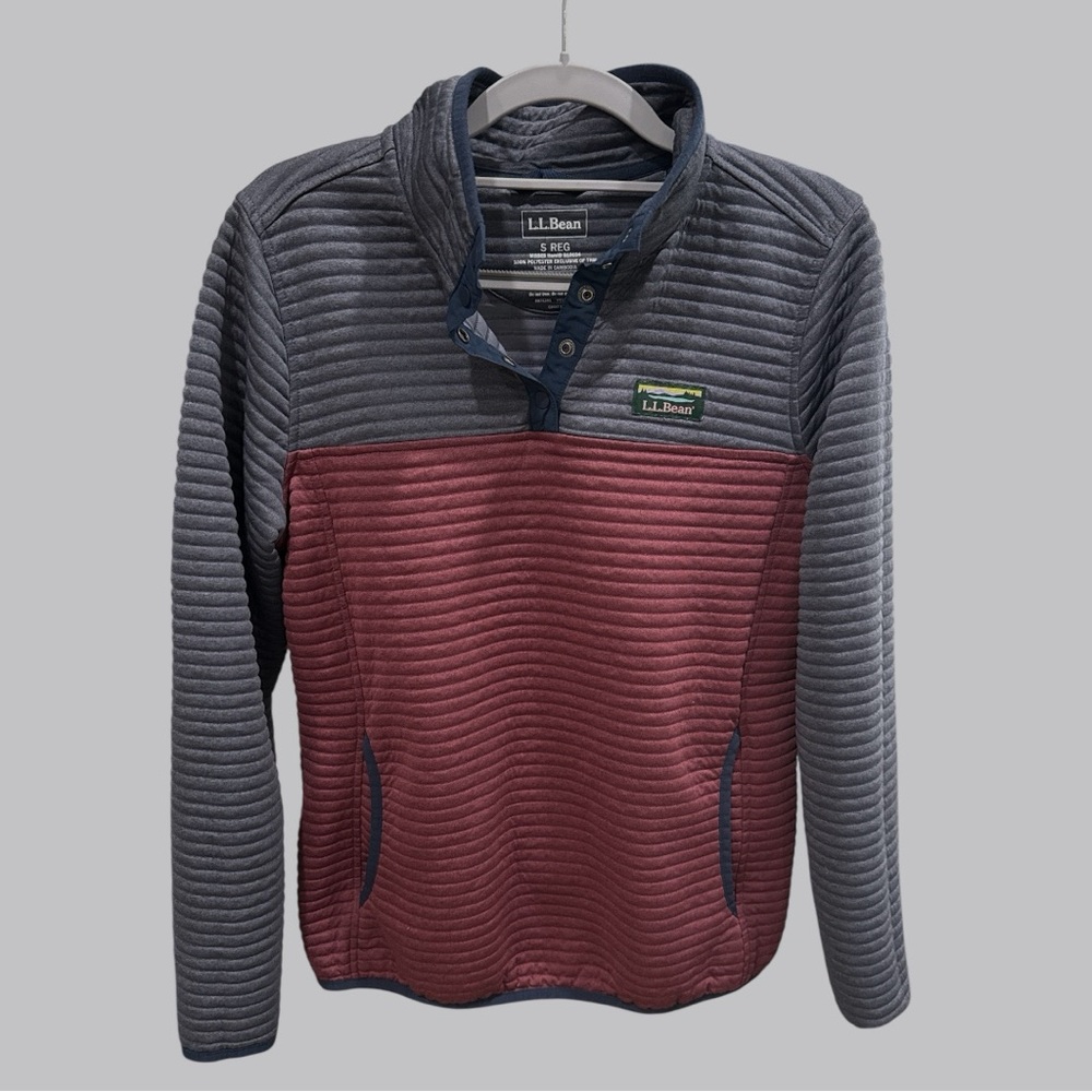 LL Bean 1/4 Button Pullover